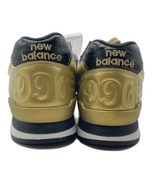 NEW BALANCE（ニューバランス）NEW BALANCE (ニューバランス) FRANCK MULLER (フランクミュラー) ローカットスニーカー ブラック×ゴールド サイズ:26.5cm 未使用品の古着・服飾アイテム