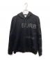 BURBERRY（バーバリー）の古着「ホースフェリープリントパーカー」｜ブラック