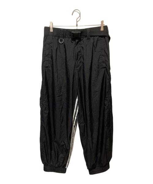 Y-3（ワイスリー）Y-3 (ワイスリー) 3-STRIPES NYLON SHELL PANTS ブラック サイズ:Lの古着・服飾アイテム