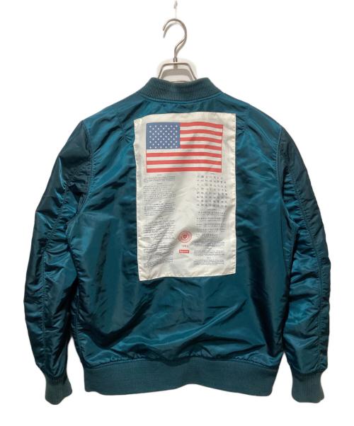 SUPREME（シュプリーム）SUPREME (シュプリーム) Blood Chit Reversible MA-1 グリーン サイズ:Lの古着・服飾アイテム