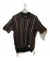 WACKO MARIA（ワコマリア）の古着「24SS STRIPED JACQUARD SUMMER KNIT POLO SHIRT」｜ブラウン×グリーン