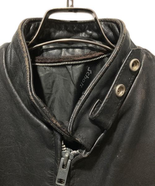 Schott（ショット）Schott (ショット) 641シングルライダースジャケット ブラック サイズ:38の古着・服飾アイテム
