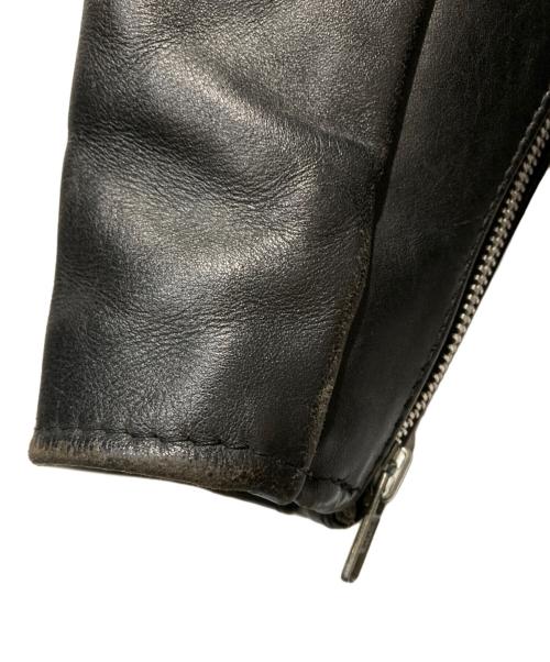 Schott（ショット）Schott (ショット) 641シングルライダースジャケット ブラック サイズ:38の古着・服飾アイテム