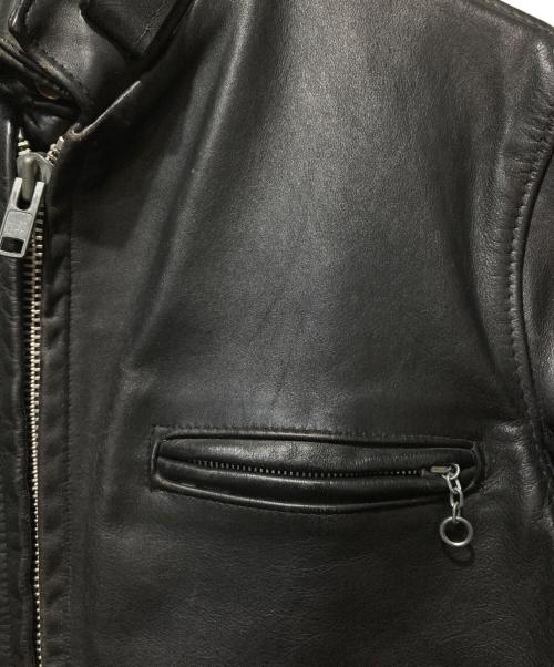 Schott（ショット）Schott (ショット) 641シングルライダースジャケット ブラック サイズ:38の古着・服飾アイテム
