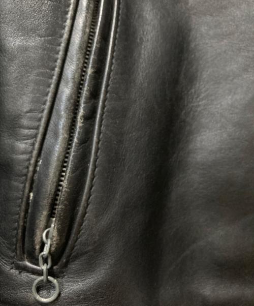 Schott（ショット）Schott (ショット) 641シングルライダースジャケット ブラック サイズ:38の古着・服飾アイテム