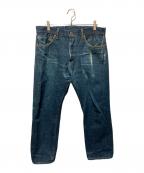 ONI DENIMオニデニム）の古着「セルビッチデニムパンツ」｜インディゴ
