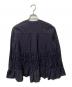 ne quittez pas (ヌキテパ) Cotton Poplin Wave Tuck Blouse ネイビー サイズ:なし：8000円