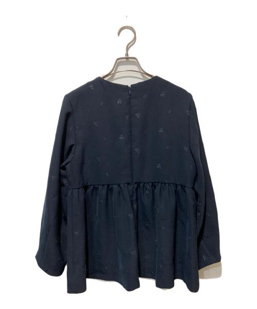 SLOBE IENA（スローブ イエナ）SLOBE IENA (スローブ イエナ) フラワー刺繍セットアップ ネイビー サイズ:38の古着・服飾アイテム