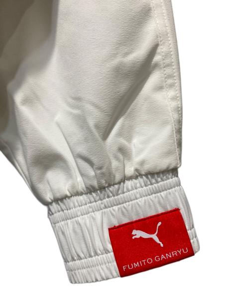 PUMA（プーマ）PUMA (プーマ) FUMITO GANRYU (フミトガンリュウ) ナイロンジャケット ホワイト×ブラック サイズ:Sの古着・服飾アイテム