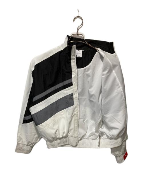 PUMA（プーマ）PUMA (プーマ) FUMITO GANRYU (フミトガンリュウ) ナイロンジャケット ホワイト×ブラック サイズ:Sの古着・服飾アイテム