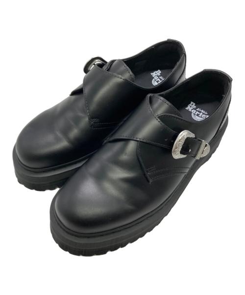 Dr.Martens（ドクターマーチン）Dr.Martens (ドクターマーチン) MONK バックル モンク シューズ ブラック サイズ:UK8の古着・服飾アイテム