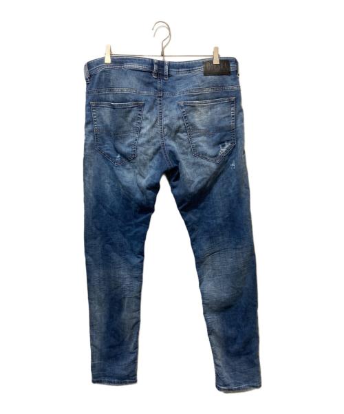 DIESEL（ディーゼル）DIESEL (ディーゼル) THOMMER CB-NE ダメージデニムパンツ インディゴ サイズ:36の古着・服飾アイテム
