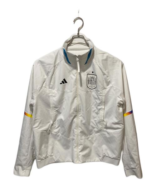 adidas（アディダス）adidas (アディダス) トレーニング ジャージトップ ホワイト サイズ:XLの古着・服飾アイテム