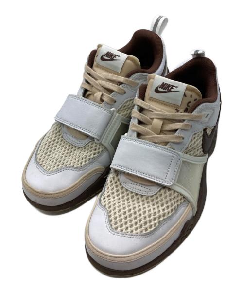 NIKE（ナイキ）NIKE (ナイキ) TRAVIS SCOTT (トラヴィススコット) ZOOM FIELD JAXX ブラウン×ホワイト サイズ:26.5cmの古着・服飾アイテム