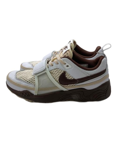NIKE（ナイキ）NIKE (ナイキ) TRAVIS SCOTT (トラヴィススコット) ZOOM FIELD JAXX ブラウン×ホワイト サイズ:26.5cmの古着・服飾アイテム