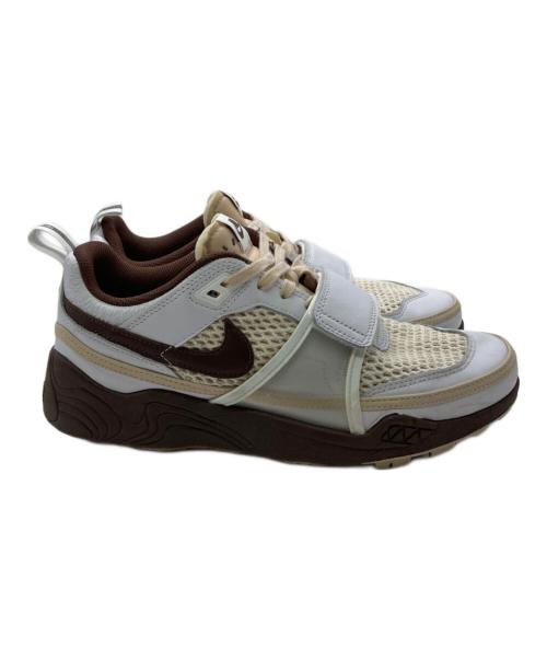 NIKE（ナイキ）NIKE (ナイキ) TRAVIS SCOTT (トラヴィススコット) ZOOM FIELD JAXX ブラウン×ホワイト サイズ:26.5cmの古着・服飾アイテム