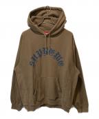 SUPREMEシュプリーム）の古着「Printed Arc Hooded Sweatshirt」｜ブラウン