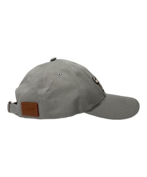 LOEWE（ロエベ）LOEWE (ロエベ) Lパッチ キャップ グレー サイズ:Mの古着・服飾アイテム