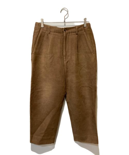 Graphpaper（グラフペーパー）Graphpaper (グラフペーパー) Double Cloth Moleskin Trouser ブラウン サイズ:1の古着・服飾アイテム