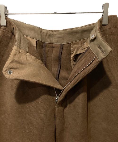 Graphpaper（グラフペーパー）Graphpaper (グラフペーパー) Double Cloth Moleskin Trouser ブラウン サイズ:1の古着・服飾アイテム