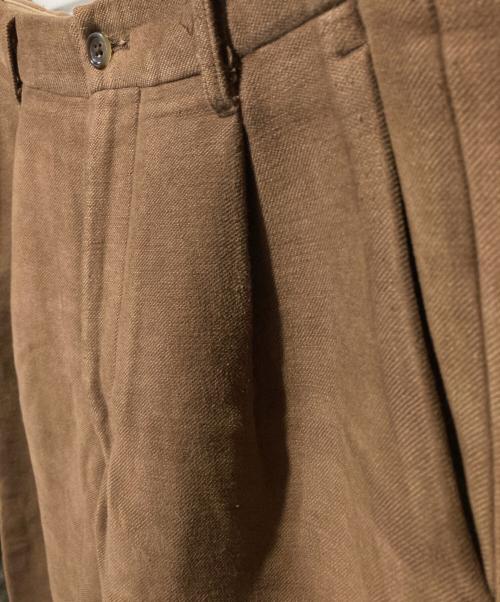 Graphpaper（グラフペーパー）Graphpaper (グラフペーパー) Double Cloth Moleskin Trouser ブラウン サイズ:1の古着・服飾アイテム