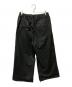 Sillage (シアージ) Baggy Trousers ブラック サイズ:FREE：16000円