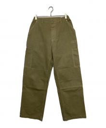 MM6 Maison Margiela（エムエムシックスメゾンマルジェラ）の古着「ダブルニーカーゴパンツ」｜カーキ