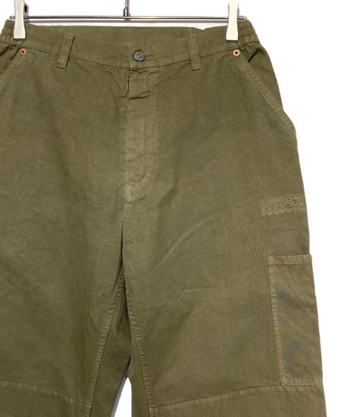 MM6 Maison Margiela（エムエムシックスメゾンマルジェラ）MM6 Maison Margiela (エムエムシックスメゾンマルジェラ) ダブルニーカーゴパンツ カーキ サイズ:Mの古着・服飾アイテム