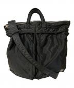 PORTERポーター）の古着「HELMET BAG(L)」｜ブラック