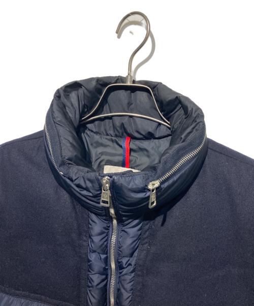 MONCLER（モンクレール）MONCLER (モンクレール) ARCS ウール切替ダウンジャケット ネイビー サイズ:2の古着・服飾アイテム