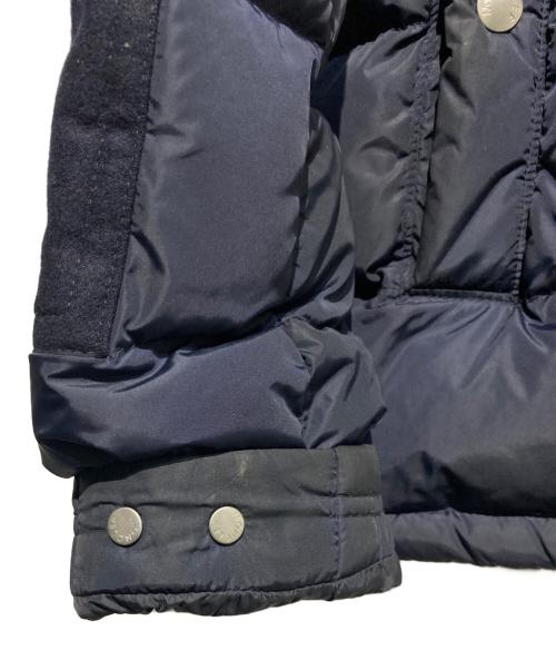 MONCLER（モンクレール）MONCLER (モンクレール) ARCS ウール切替ダウンジャケット ネイビー サイズ:2の古着・服飾アイテム
