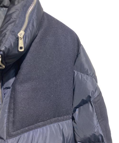 MONCLER（モンクレール）MONCLER (モンクレール) ARCS ウール切替ダウンジャケット ネイビー サイズ:2の古着・服飾アイテム