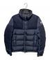 MONCLER（モンクレール）の古着「ARCS ウール切替ダウンジャケット」｜ネイビー