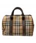 Burberry's (バーバリーズ) ノバチェックミニボストンバッグ ブラウン：15000円