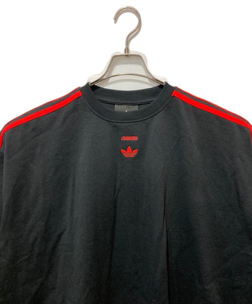 adidas Originals（アディダスオリジナル）adidas originals (アディダスオリジナル) WILLY CHAVARRIA (ウィリーチャバリア) SIGNATURE T-SHIRT ブラック サイズ:ＸＬの古着・服飾アイテム