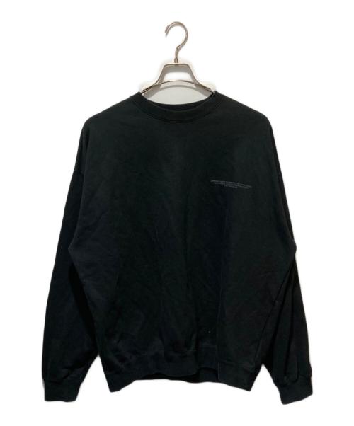 Y-3（ワイスリー）Y-3 (ワイスリー) ロゴクルーネックスウェット ブラック サイズ:Lの古着・服飾アイテム