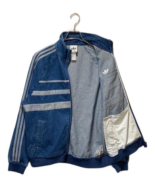 adidas（アディダス）adidas (アディダス) アディカラー ファーストブルー デニム トラックトップ インディゴ サイズ:Xlの古着・服飾アイテム