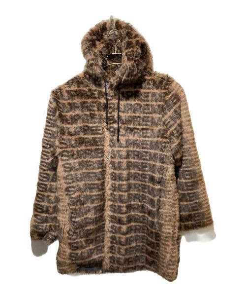 SUPREME（シュプリーム）Supreme (シュプリーム) Faux Fur Hooded Coat ブラウン サイズ:Ⅼの古着・服飾アイテム