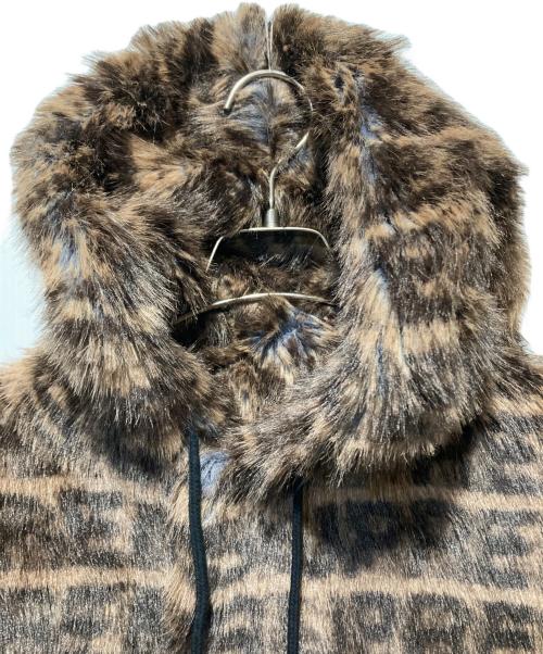 SUPREME（シュプリーム）Supreme (シュプリーム) Faux Fur Hooded Coat ブラウン サイズ:Ⅼの古着・服飾アイテム