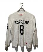 SUPREMEシュプリーム）の古着「A ffiliated L/S Football Top」｜ホワイト