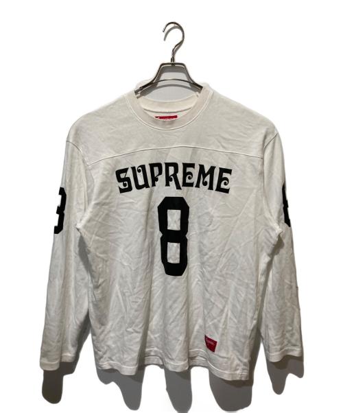 SUPREME（シュプリーム）Supreme (シュプリーム) A ffiliated L/S Football Top ホワイト サイズ:Lの古着・服飾アイテム