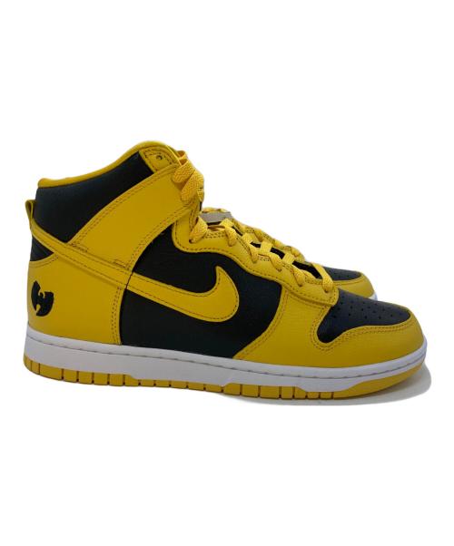 NIKE（ナイキ）NIKE (ナイキ) wu-tang clan (ウータンクラン) Dunk High Retro PRM イエロー×ブラック サイズ:26.5cmの古着・服飾アイテム
