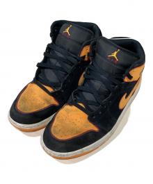 NIKE（ナイキ）の古着「Air Jordan 1 Mid SE "Vivid Orange"」｜イエロー×ブラック