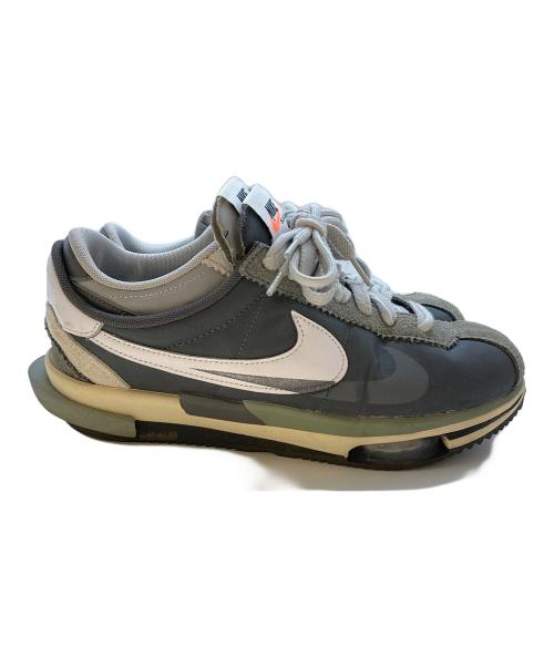 NIKE（ナイキ）NIKE (ナイキ) sacai (サカイ) ZOOM CORTEZ SP グレー サイズ:27cmの古着・服飾アイテム