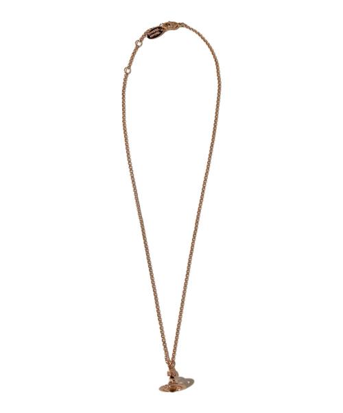Vivienne Westwood（ヴィヴィアンウエストウッド）Vivienne Westwood (ヴィヴィアンウエストウッド) オーブネックレス ピンクゴールドの古着・服飾アイテム