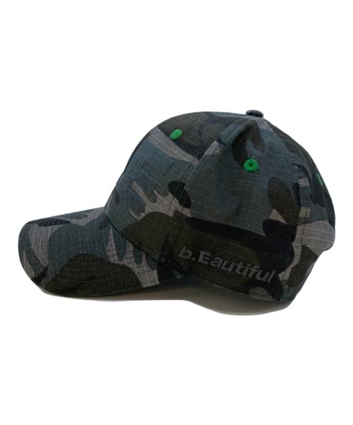 b.Eautiful（ビービューティフル）b.Eautiful (ビービューティフル) B.E.HAT SLATE CAMO グレーの古着・服飾アイテム