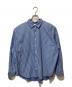 KANEMASA PHIL.（カネマサフィル）の古着「THICK AND THIN STRIPE ROYAL OX DRESS KNIT SHIRT」｜ブルー