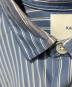 中古・古着 KANEMASA PHIL. (カネマサフィル) THICK AND THIN STRIPE ROYAL OX DRESS KNIT SHIRT ブルー サイズ:2：14000円