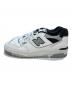 NEW BALANCE (ニューバランス) ローカットスニーカー ホワイト サイズ:25.5cm：5000円