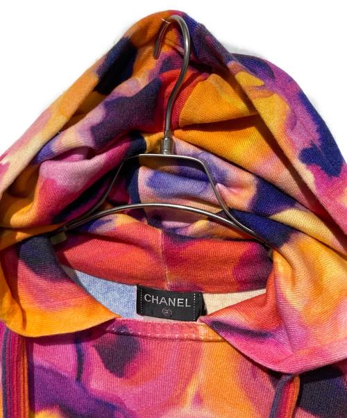 CHANEL（シャネル）CHANEL (シャネル) 15SS カシミヤ パーカー ピンク×オレンジ サイズ:36の古着・服飾アイテム